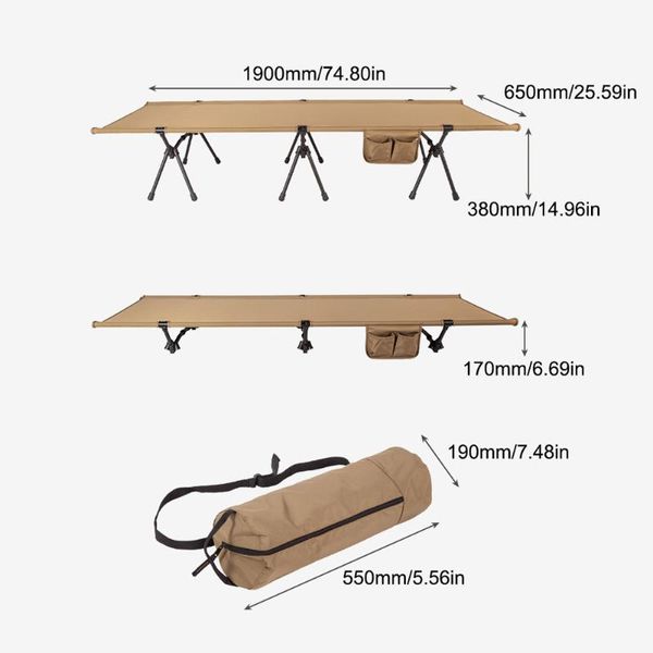 

outdoor pads high and low use camping bed ultralight picnic mat foldable aluminum alloy hiking sleeping for