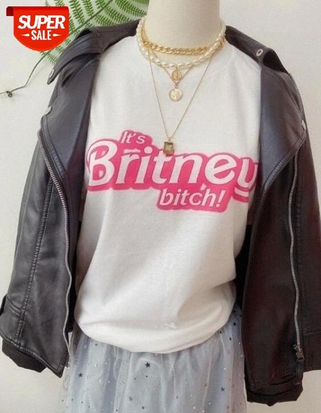 

sunfiz hjn britney spears t shirt it's britney, bitch cotton t-shirt plus size awesome summer short sleeve casual tee shirt #jq9v, White