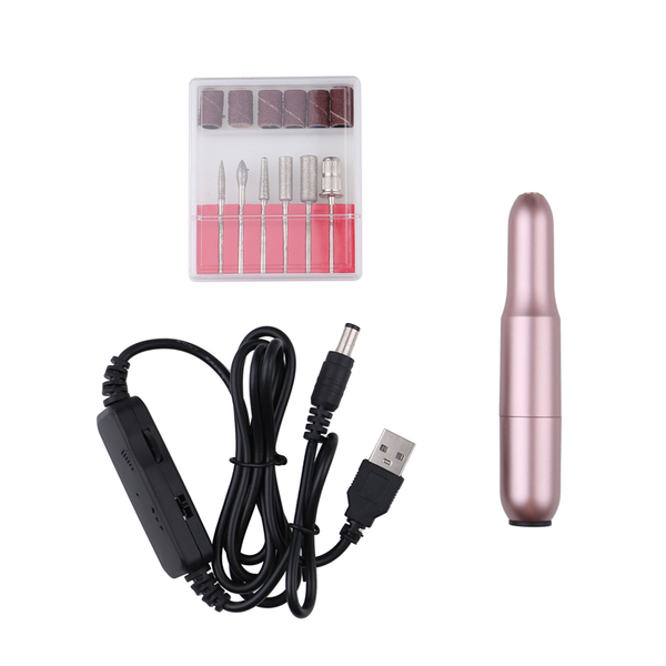 

nail drill & accessories professional electric machine alloy pen for manicure gel acrylic polish remove mini art tool set