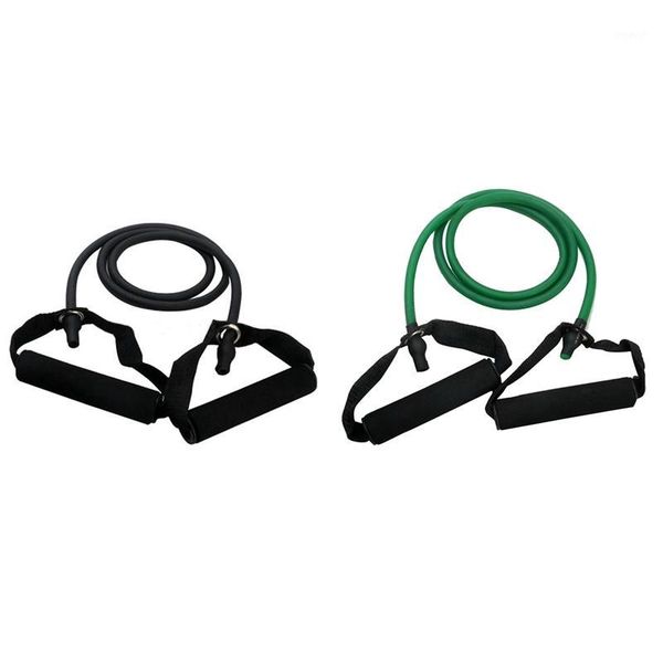 

resistance bands 2 pcs exercise set yoga fitness workout stretch heavy duty tubes green with black1