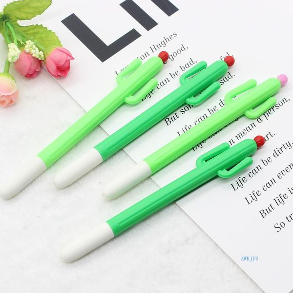 

gel pens 36pcs korean stationery soft glue cactus neutral ballpoint pen plant creative signature elementary school students fun
