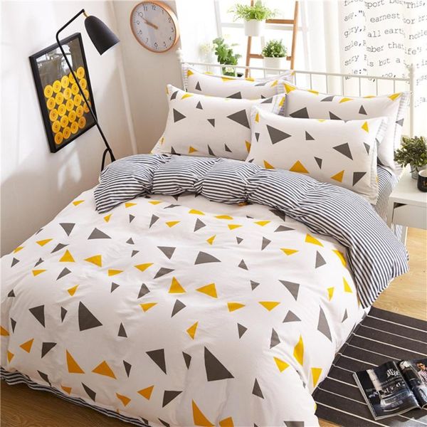 

sheets & sets style cotton four-piece print simple nordic sheet