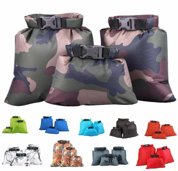 

outdoor bags 3-pack 1.5l+2.5l+3.5l dry sack waterproof floating gear for boating kayaking fishing rafting swimming camping canoeing