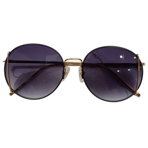 

oval 2021 new with metal frame brand women sunglasses a8p5, White;black