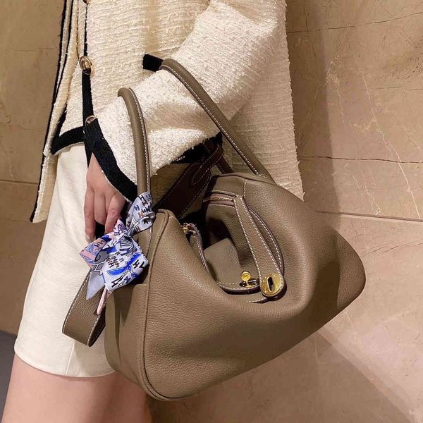 

design hand fashion togo cattle leather female shoulder women's bag 635h