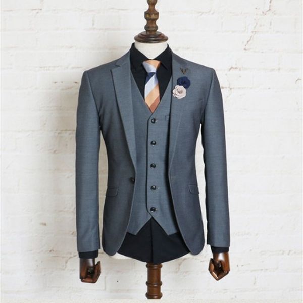 

men's suits & blazers casual a notch button male suit fine 01ic, White;black
