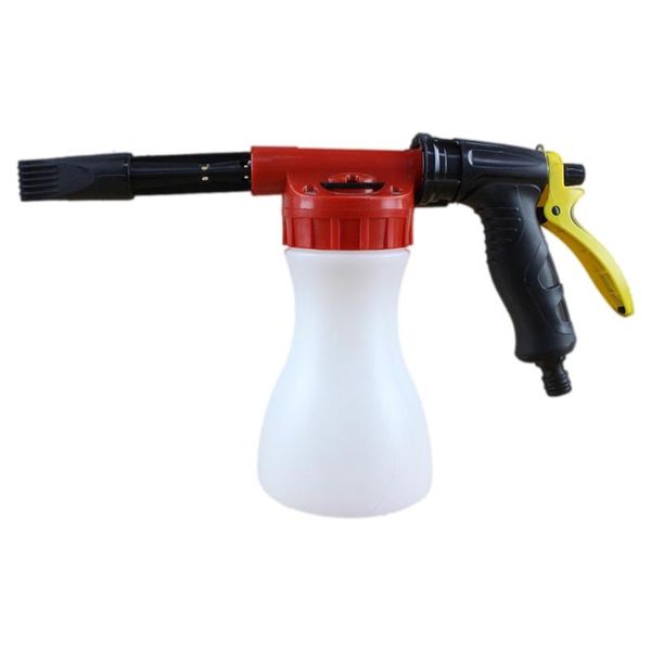 

water gun & snow foam lance 1l multifunctional pot for car washing garden hose tool