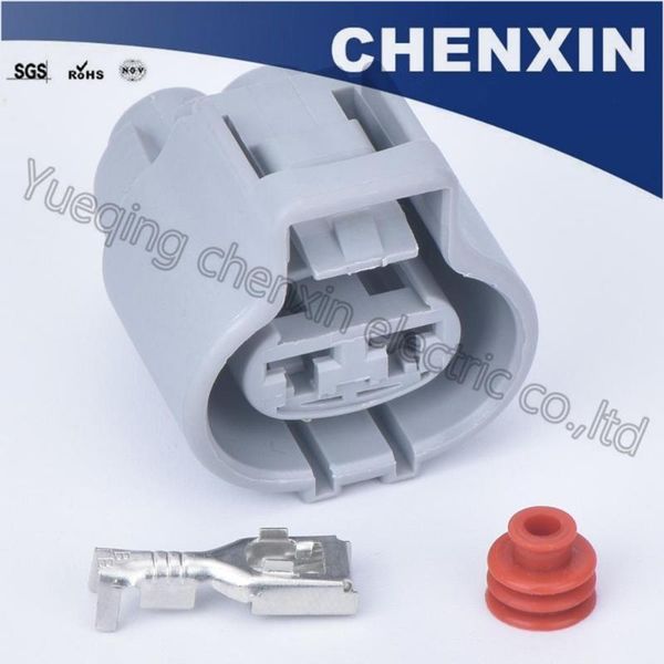 

other auto electronics gray 2 pin waterproof automotive cable connector plug female 176142-2 electronic fan car