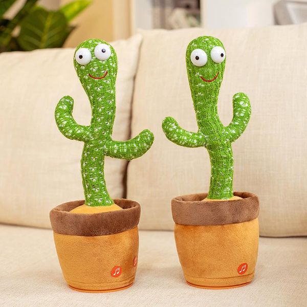 

2021 explosive internet celebrities will dance and twist cactus toys music songs gifts creative ornament to attract customers