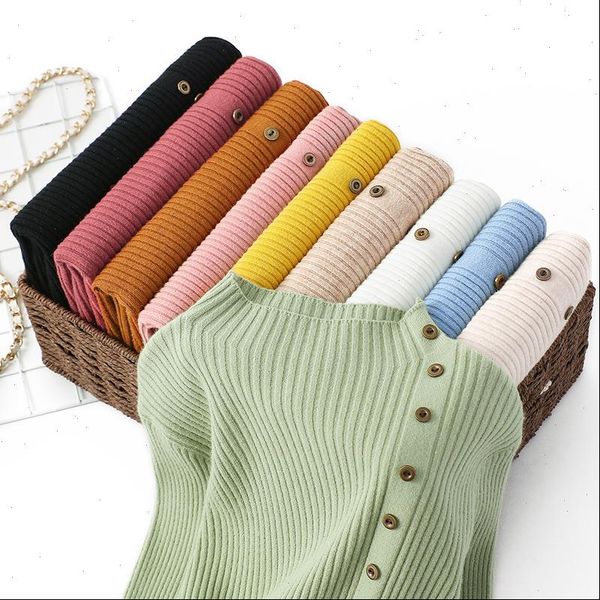 

turtleneck solid color bottoming sweater women fashion simple long sleeve slim knit sweater pullover female 2021 spring autumn, White;black
