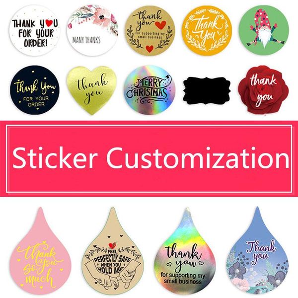 

gift wrap sticker customization (200 rolls can be made)