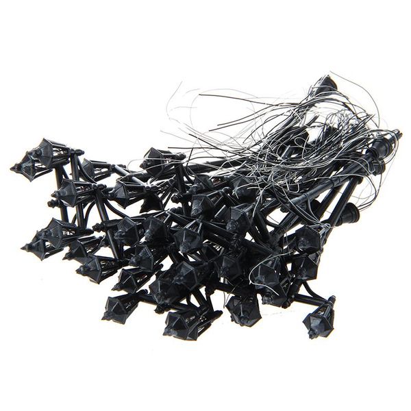 

20pcs model garden light double heads lamppost scale 1:100
