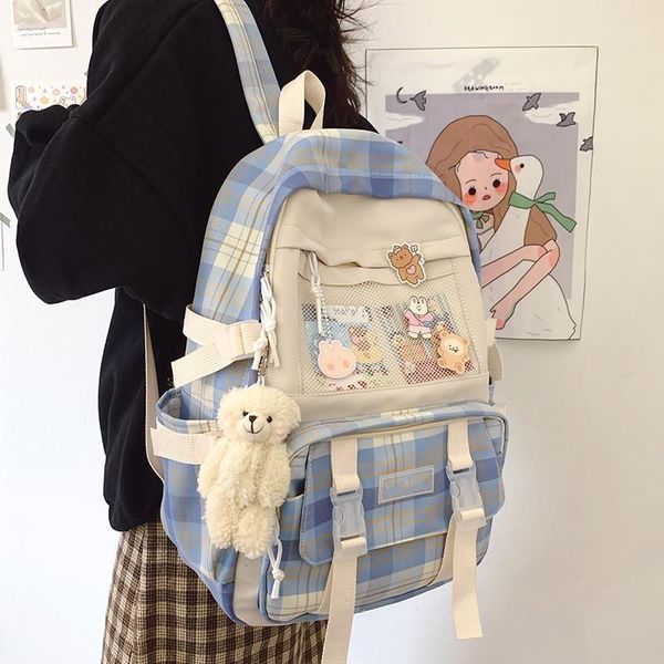 

backpack bags for women high lattice mochila bolsa