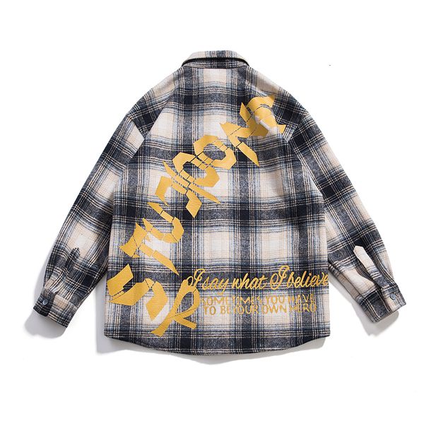 

2021 new letter of chess printed men's shirts streetwear hip hop casual cotton harajuku male sleeve long clothes fzkg, White