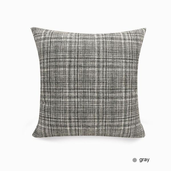

cushion/decorative pillow japanese simplicity cushion cover plaid square case soft for sofa bed room home decor throw