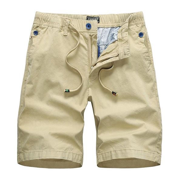 

men's shorts summer casual loose cropped trousers sports knit straight pants cotton short, White;black