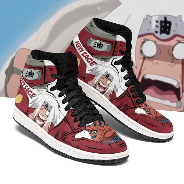 

jiraiya sho funny face costume boots anime sneakers