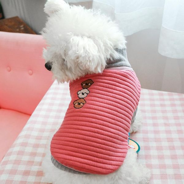 

dog apparel winter warm jacket vest sleeveless coat for small medium dogs pet puppy cotton clothes poodle yorkshire costume sweater