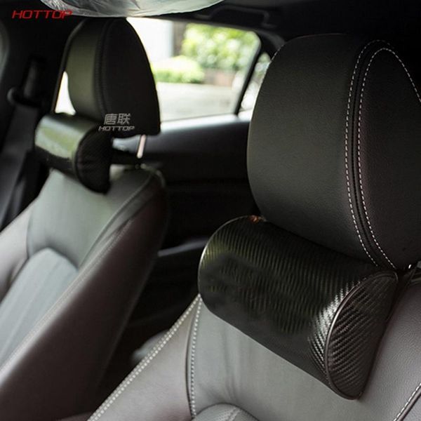 

seat cushions for atenza 2014-2021 modified car headrest pillow carbon fiber semicircular accessories 2pcs