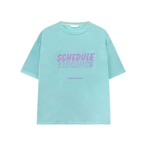 

women's t-shirt letter print t shirt women cotton short sleeve trendy white half summer loose grey top