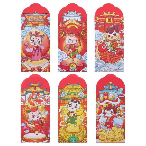 

gift wrap 18pcs the year of ox red envelopes celebrate packets money bags