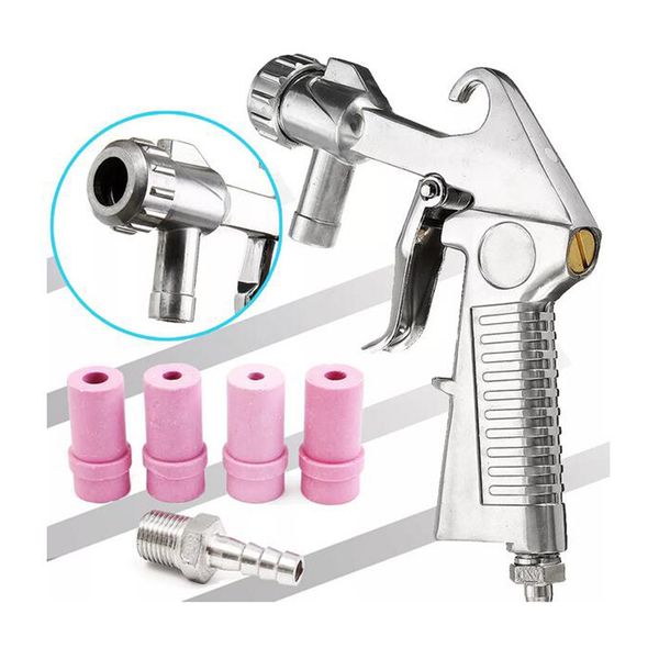 

sandblaster feed blast gun air siphon sand blasting abrasive tool ceramic nozzles tips kit power tools sprayer hipping