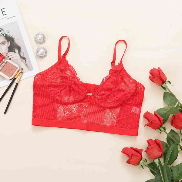 

lingerie modna 2021 women' and enchanting lace lingerie 12717, Red;black