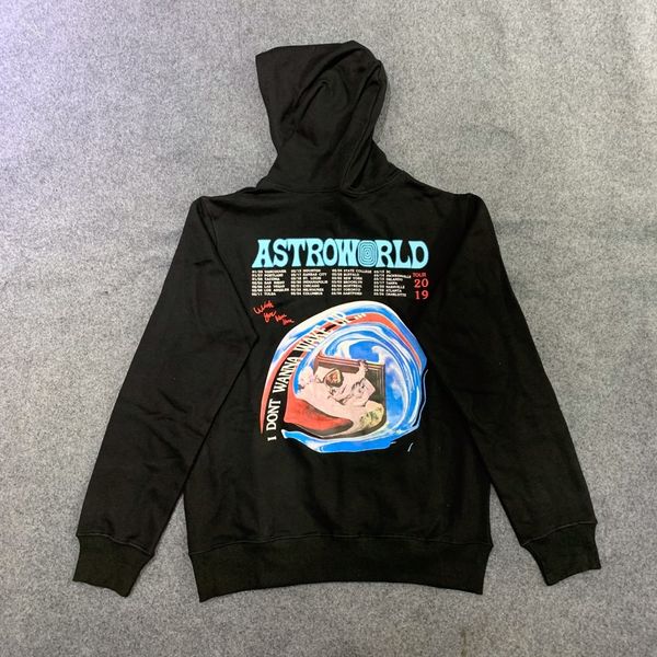 

2021 new the version of travis scaast world i don't want to wake up with women round shirts men's sweet t-shirt hoods oversized hi, Black