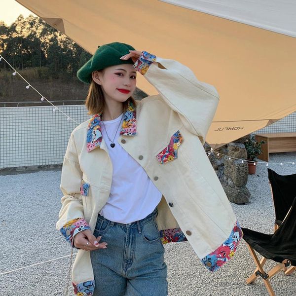 

women's jackets baseball jacket coat vintage clothes women spring autumn woman harajuku quilted coats oversized varsity, Black;brown