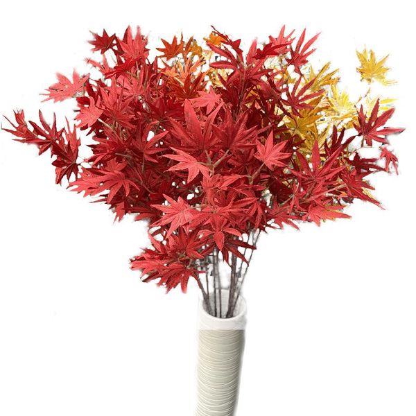 

85cm 4 branches high-end simulation dimensional fake flowers home wedding hall ceiling decoration artificial maple