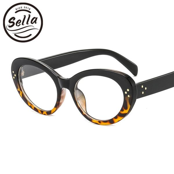 

sunglasses sella european style women cateye ins trending clear lens glasses ladies candy color summer fashion sun, White;black