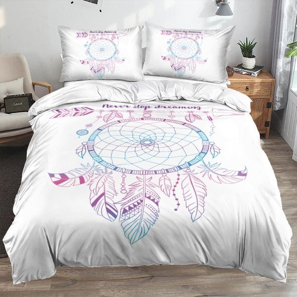 

bedding sets 3d bohemian pillowcovers comforter case duvet covers king  full twin size white custom beddings