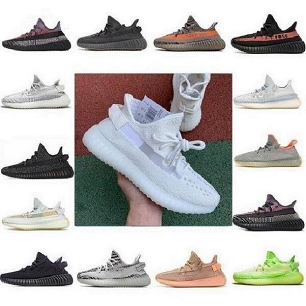 

2021 kanye west boost running shoes belgua 2.0 semi frozen yellow shoe designer men women trainer sneakers eur 36-48, White;red