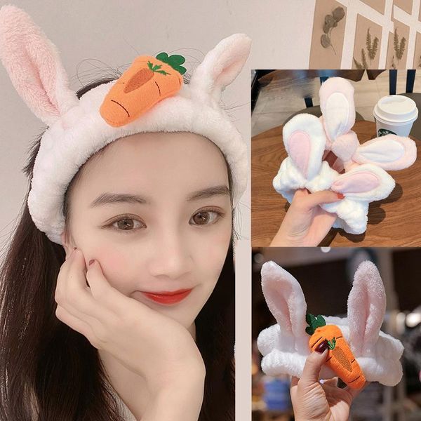 

hair accessories fashion wash face holder hairbands soft warm ears carrot headbands for women female ladies girls