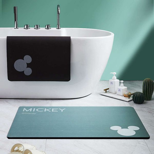 

seven color home diatom mud water absorption mat entrance mat toilet entrance home bathroom floor mat