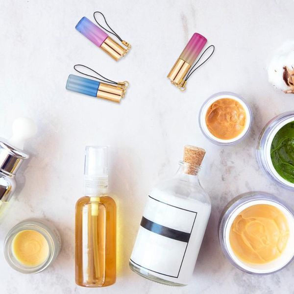 

storage bottles & jars 10 pcs empty roll-on bottle gradient perfume essential oil