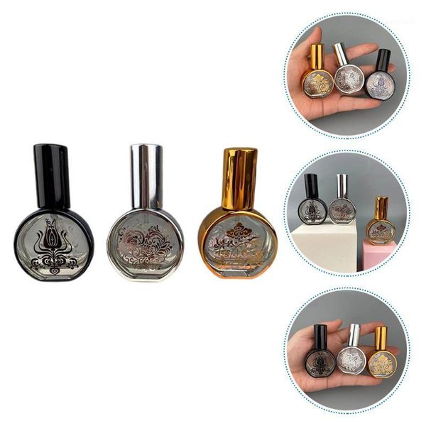 

storage bottles & jars 3pcs convenient liquid sub glass craft perfume containers