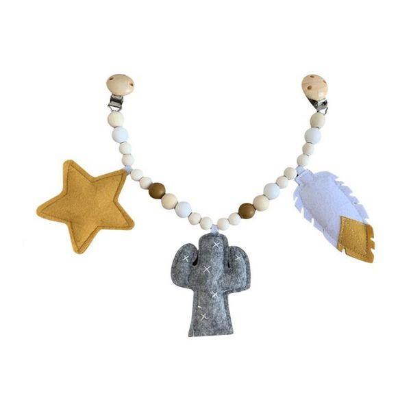 

newborn baby carriages decoration bracelet baby pacifier chain clip carriage cradle lathe bell toy pacifier leashes holders