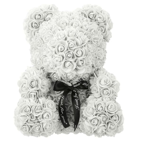 

decorative flowers & wreaths rose bear toy flower romantic doll gift for birthday party valentine's day wedding durable resistant to fa