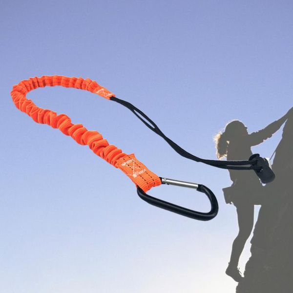 

outdoor climbing safety rope portable protection strap for man woman lady (orange)