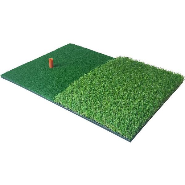 

golf training aids practice mat artificial lawn nylon grass rubber tee backyard outdoor hitting durable pad 40x60cm