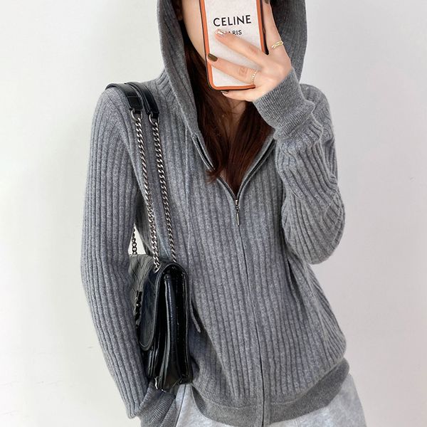 

women cardigan double thickening loose turtleneck female sweater ladies solid color wool sweater knitting cardigans, White;black