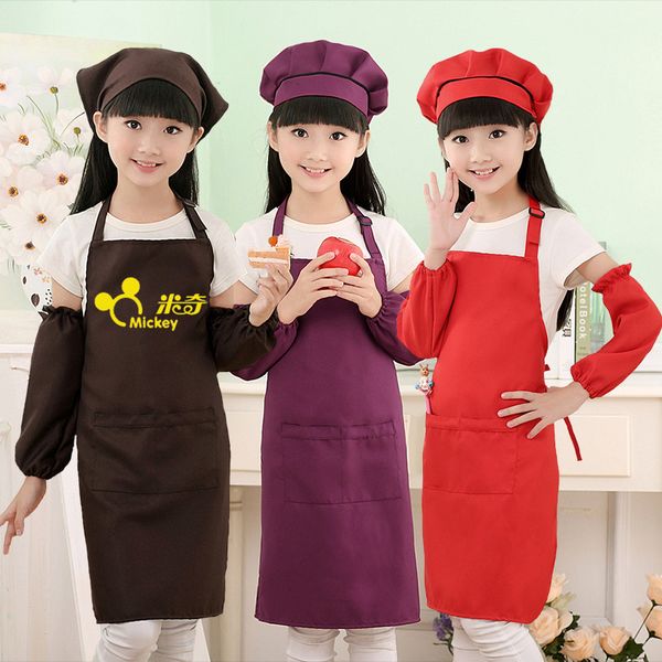 

kindergarten children apron painting studio art baking smock advertising printing custom-made