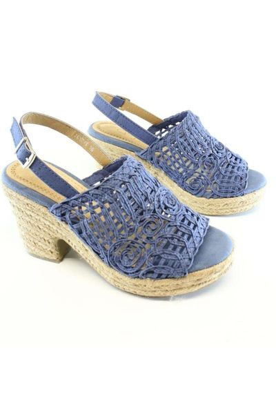

sandals mesh female blue, Black