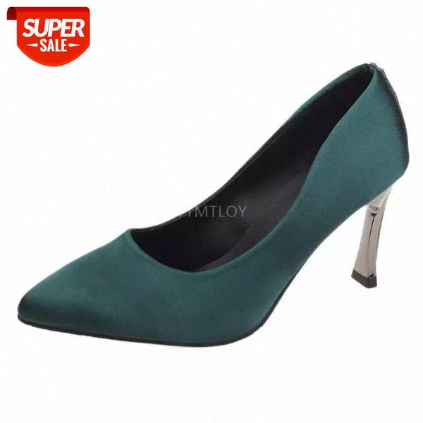 

Fine With Black Elegant High Heels Plus Size Work Shoes Sexy Fashion Women's Office Pumps Pointed Toe Zapatos De Mujer #uS8p