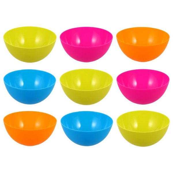 

10pcs unbreakable plastic bowl lightweight soup bowl noodle tableware