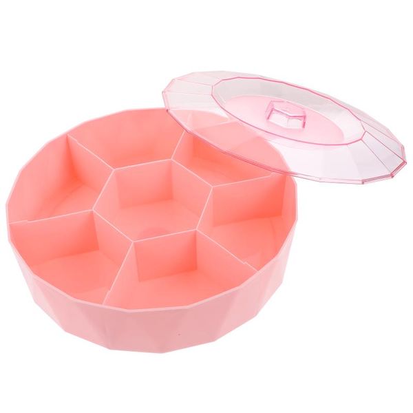 

gift wrap nut candy dried fruit tray with clear lid storage box