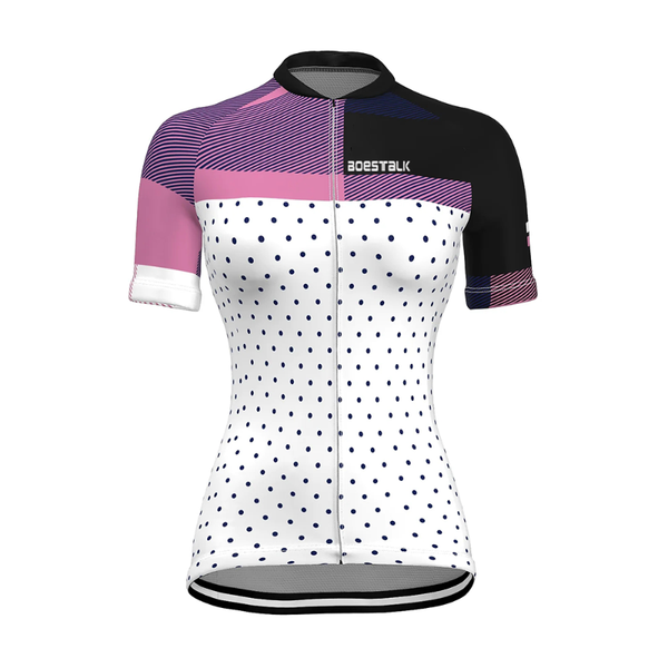 

racing sets boestalk slim cycling jersey women's summer short sleeve lightweight breathable bicycle mountain bike team training suit, Black;blue
