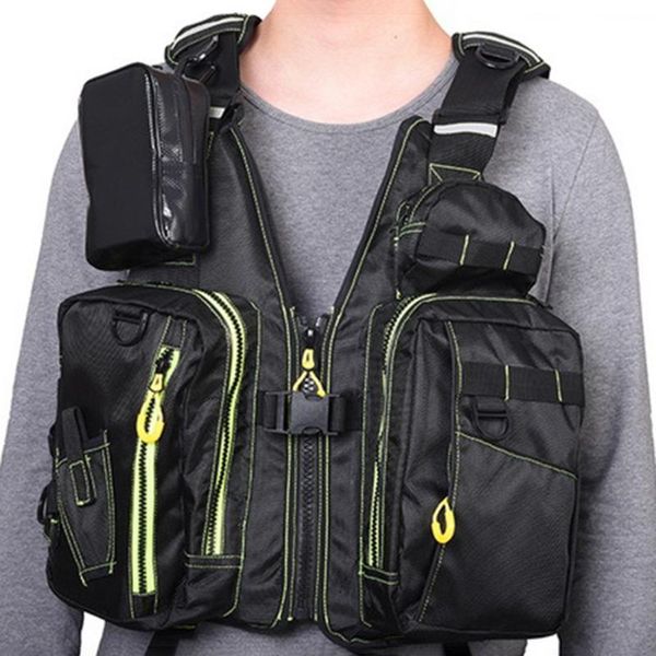 

sports fishing buoyancy life vest outdoor portable easy fishing thickened outdoor carrying adjustable safety waistcoat