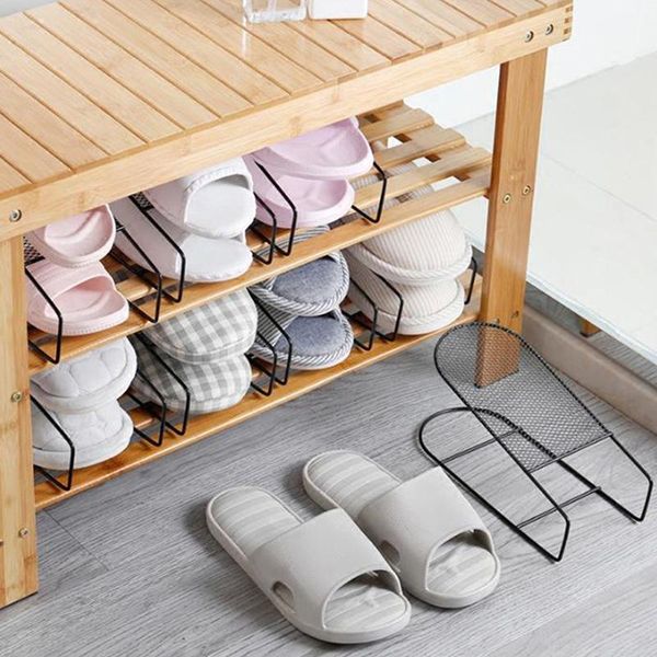 

clothing & wardrobe storage iron double layer shoe rack modern practical household life items